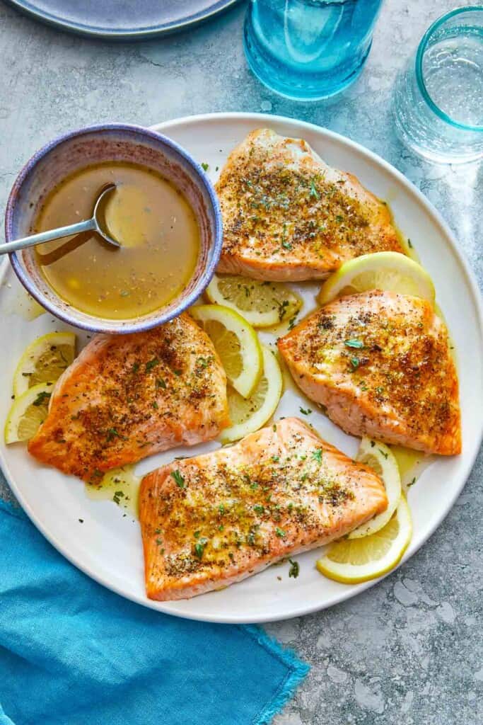 Broiled Salmon (Quick and Easy Recipe) | The Mediterranean Dish