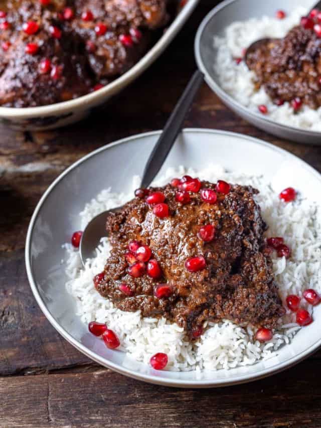 Fesenjan Persian Pomegranate And Walnut Chicken Stew The   Feature Photo For Web Stories 22 