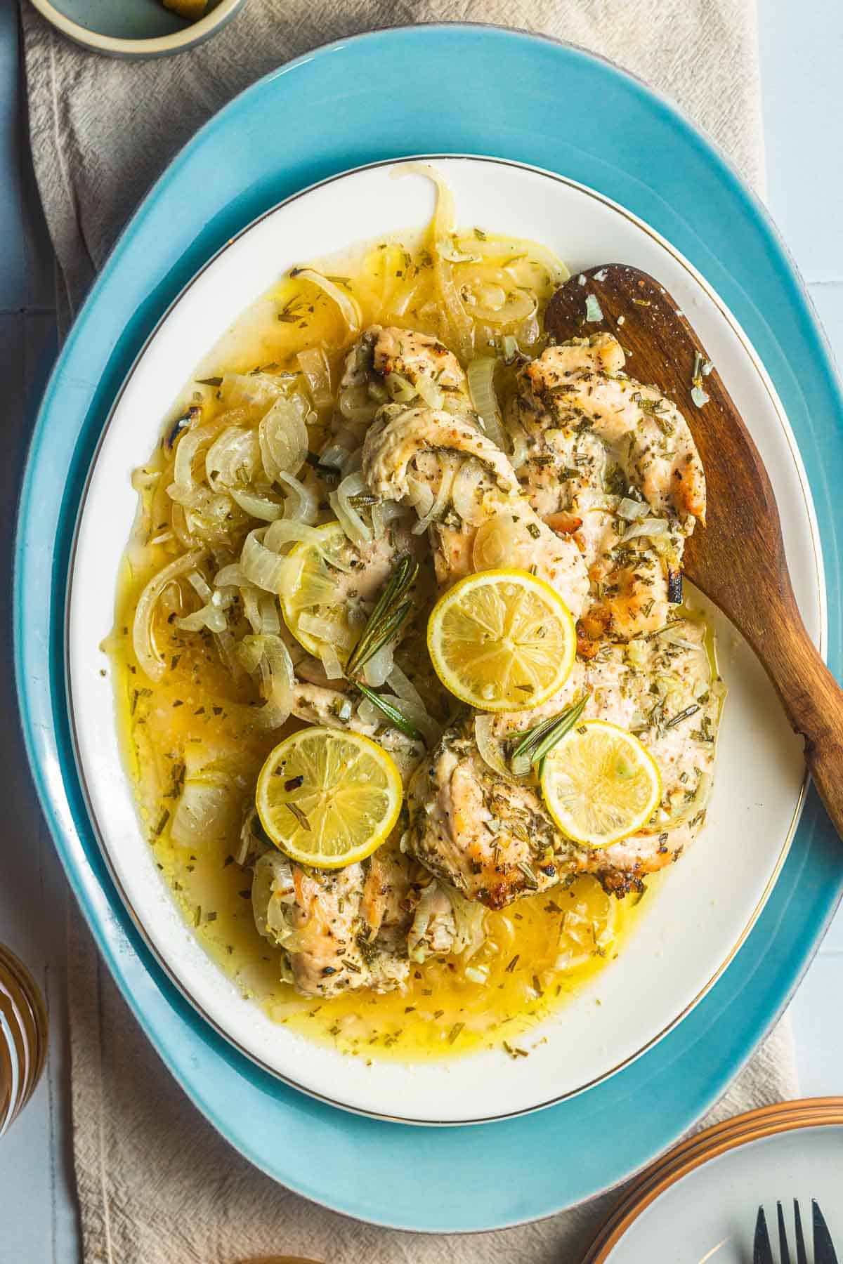 Lemon Rosemary Chicken The Mediterranean Dish