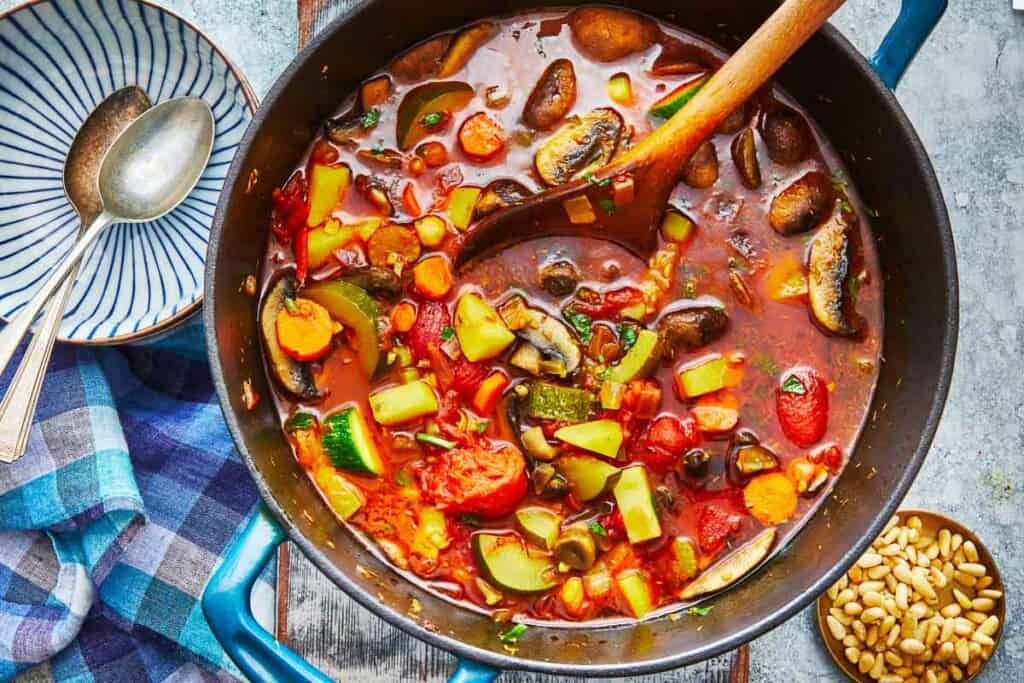 Vegetable Soup The Mediterranean Dish