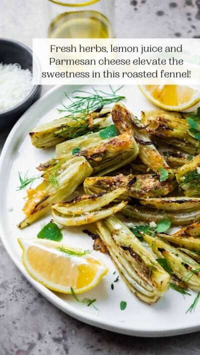 Roasted Fennel With Parmigiano Cheese - The Mediterranean Dish