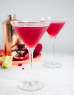 pomegranate martini web story poster image.