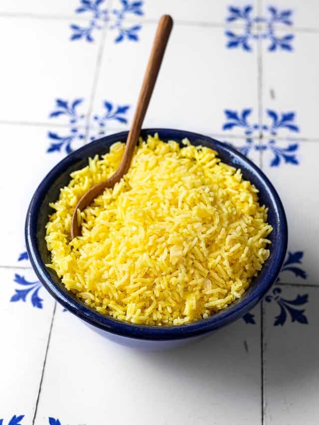 Saffron Rice Recipe  The Mediterranean Dish