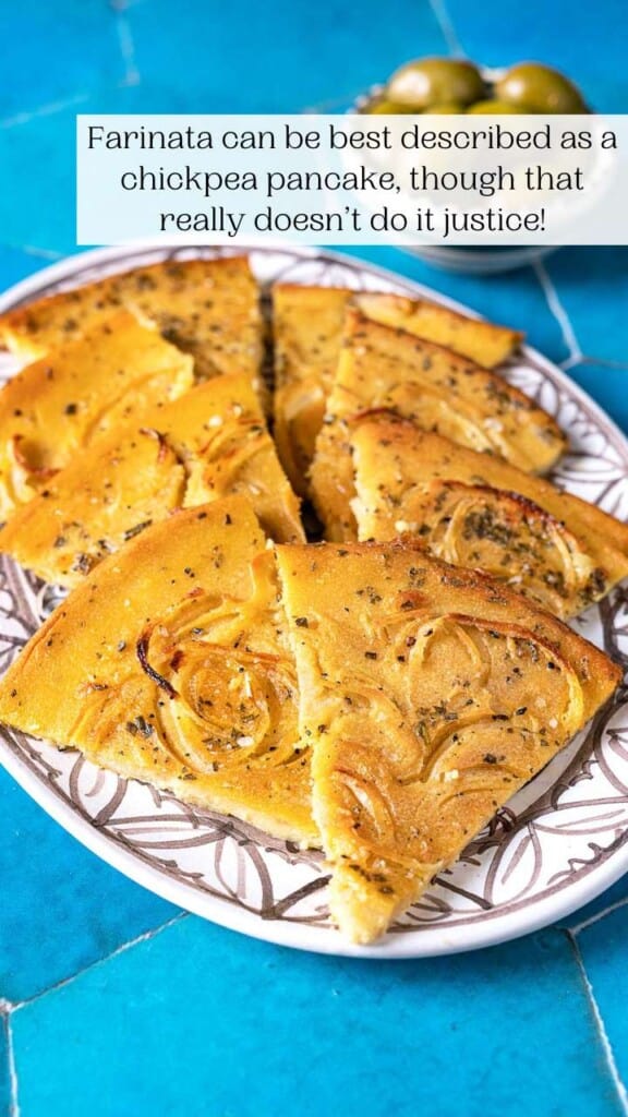 Farinata (Italian Chickpea Pancake) - The Mediterranean Dish