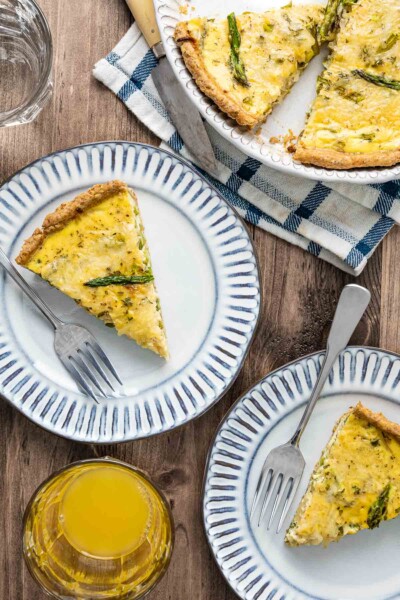 Asparagus Quiche Recipe | The Mediterranean Dish