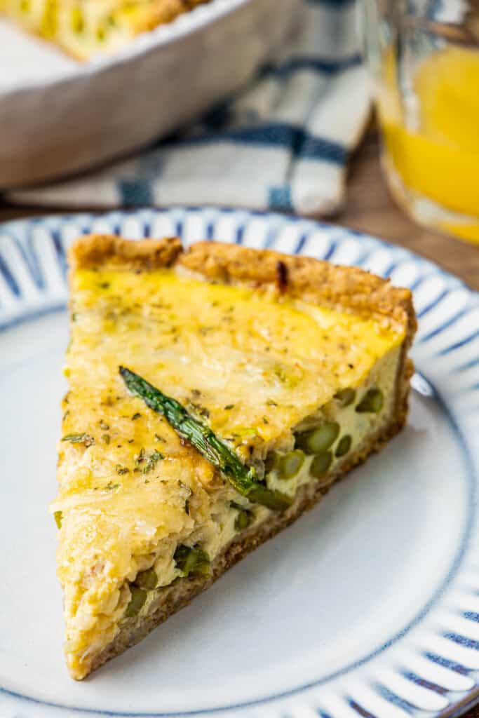 Asparagus Quiche Recipe The Mediterranean Dish