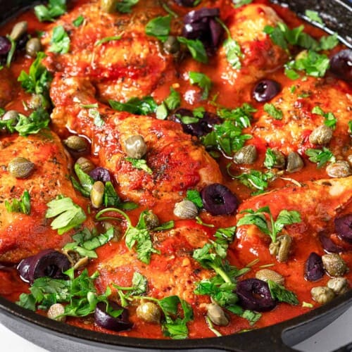 Chicken Puttanesca (Puttanesca Recipe) | The Mediterranean Dish