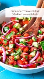 Cucumber Tomato Salad - The Mediterranean Dish