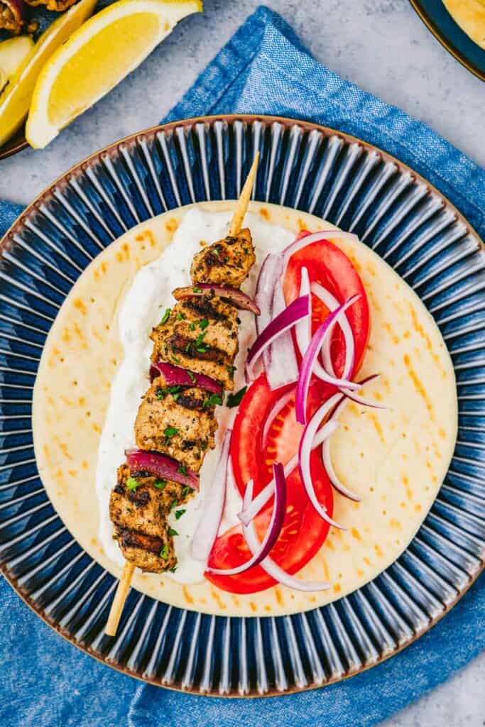 Pork Souvlaki (Greek Souvlaki Recipe) | The Mediterranean Dish