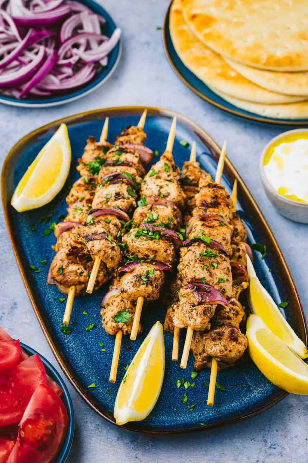 Pork Souvlaki (Greek Souvlaki Recipe) | The Mediterranean Dish