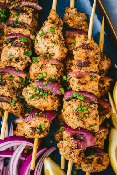 Pork Souvlaki (Greek Souvlaki Recipe) | The Mediterranean Dish