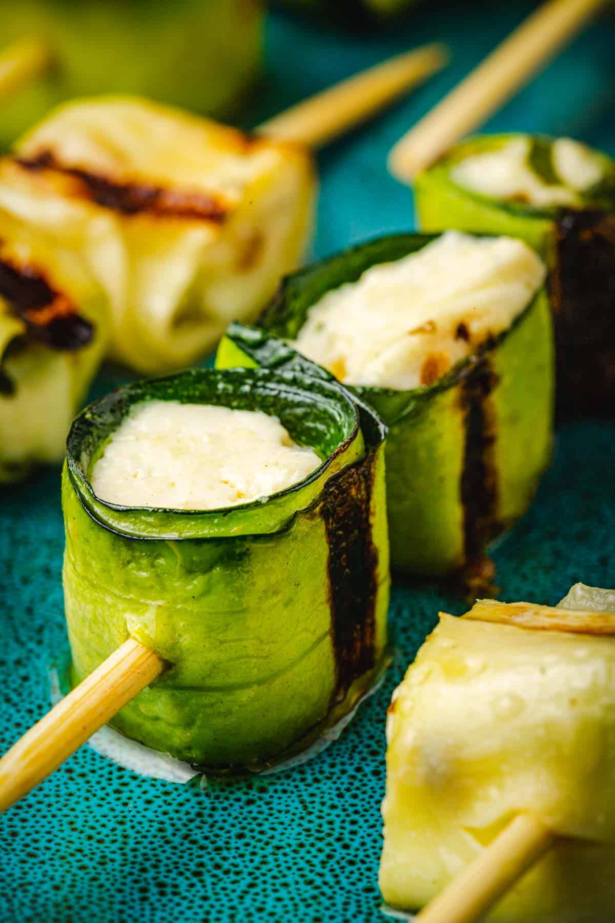 Grilled Zucchini Skewers Recipe