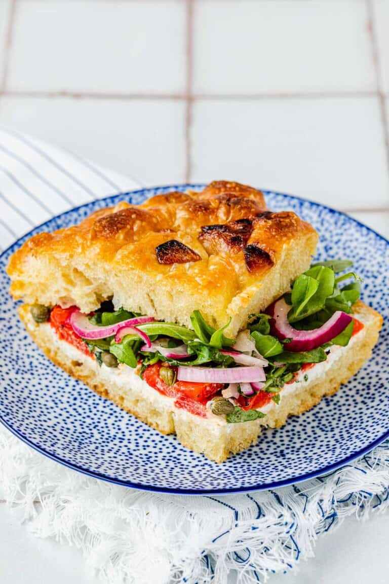 Focaccia Sandwich The Mediterranean Dish