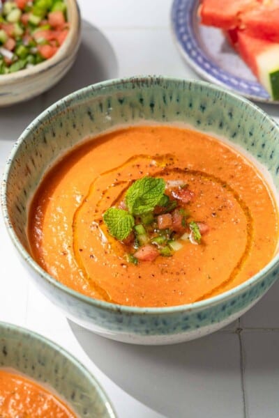 Watermelon Gazpacho | The Mediterranean Dish