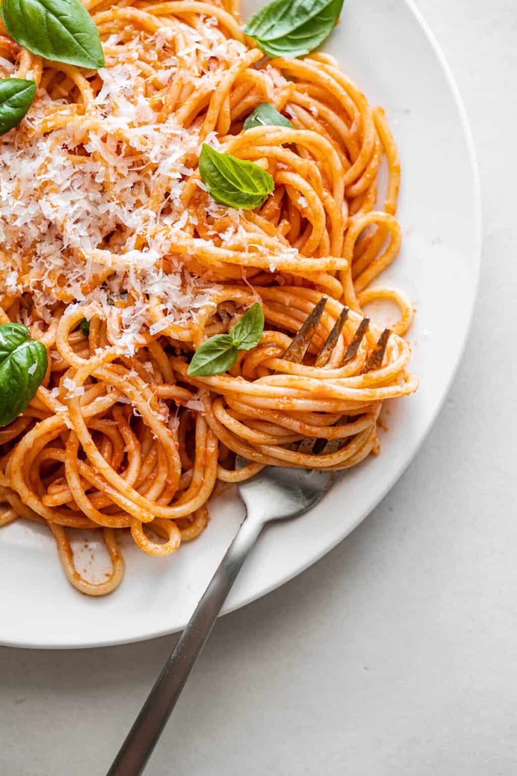 Pasta Pomodoro (spaghetti Pomodoro) 