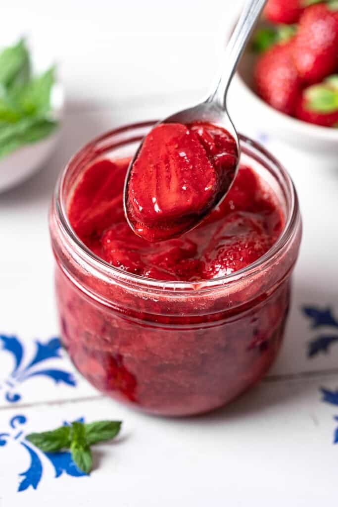 Strawberry Compote | The Mediterranean Dish