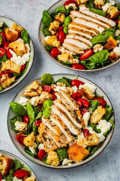 Chicken Caprese Salad The Mediterranean Dish