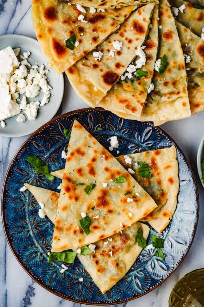 Gozleme (Turkish Flatbread Recipe) | The Mediterranean Dish