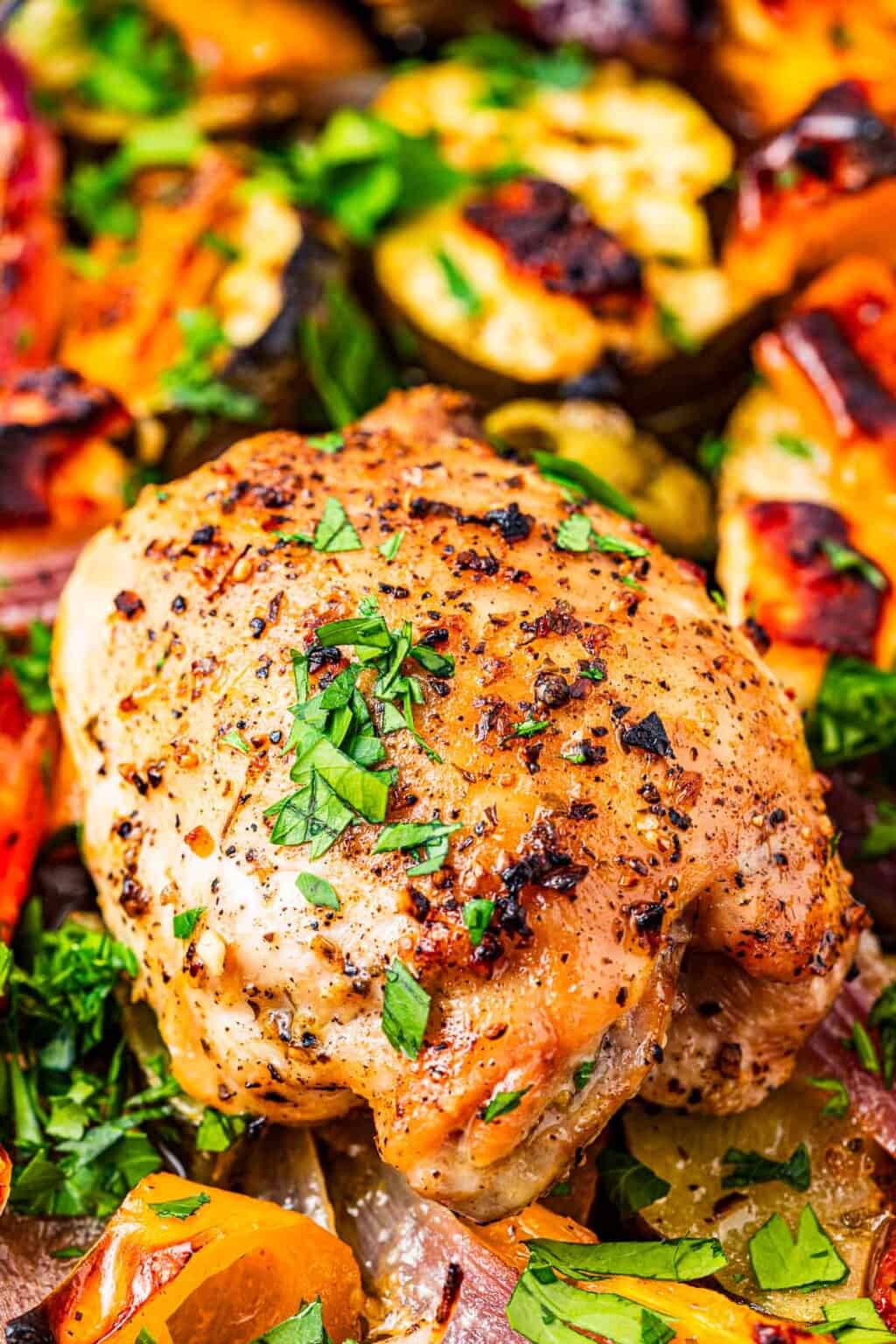 Greek Sheet Pan Chicken | The Mediterranean Dish