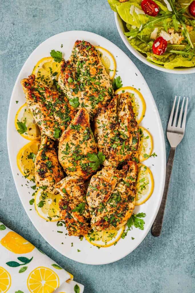 Lemon Garlic Chicken The Mediterranean Dish