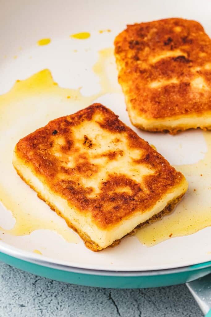 Saganaki Recipe (Fried Greek Cheese) | The Mediterranean Dish