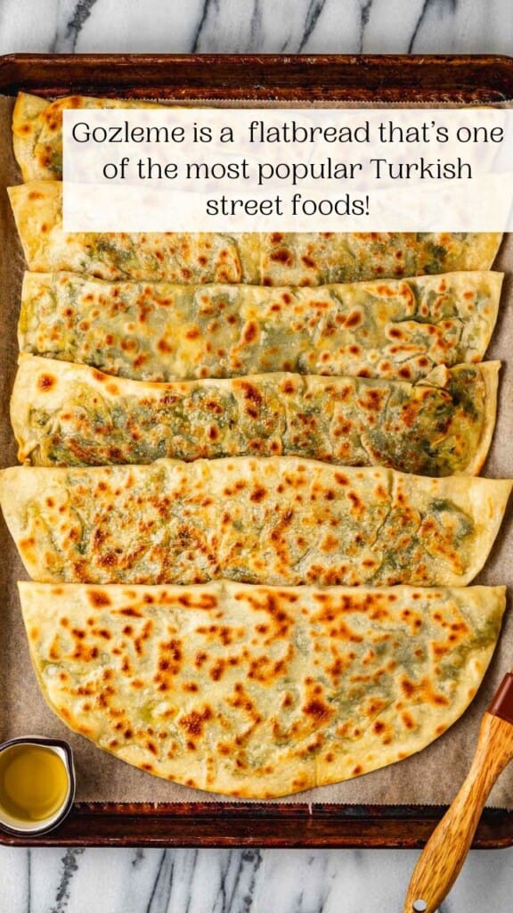 Turkish G Zleme Spinach And Feta Stuffed Flatbread The