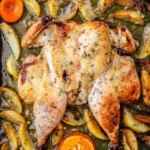 Spatchcock Chicken Recipe | The Mediterranean Dish