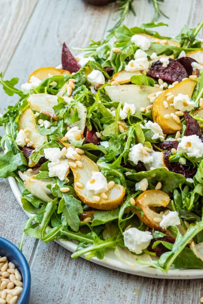 Beet and Goat Cheese Salad | The Mediterranean Dish