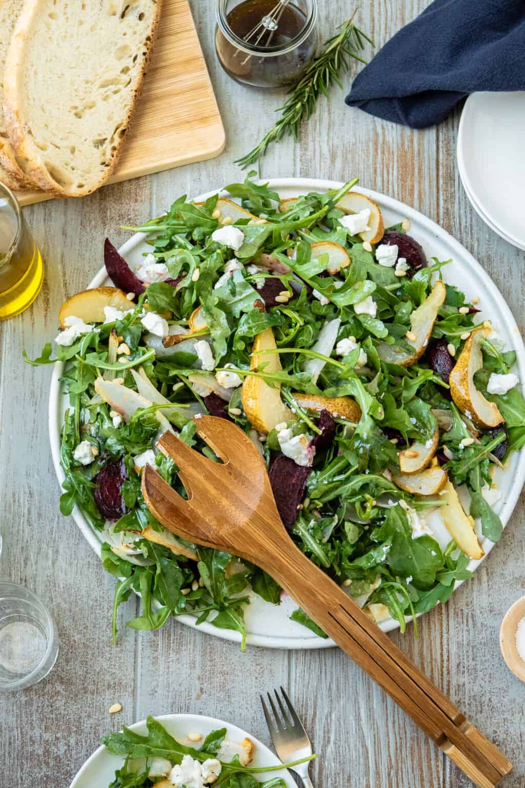 Beet and Goat Cheese Salad | The Mediterranean Dish