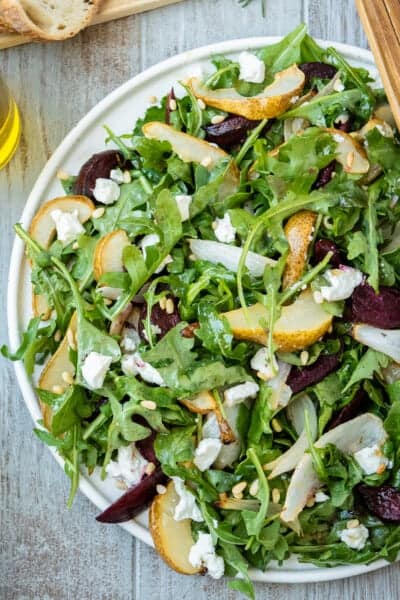 Beet and Goat Cheese Salad | The Mediterranean Dish