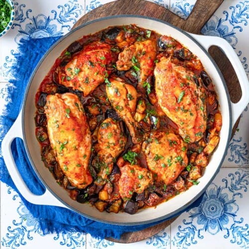 Braised Chicken Thighs | The Mediterranean Dish