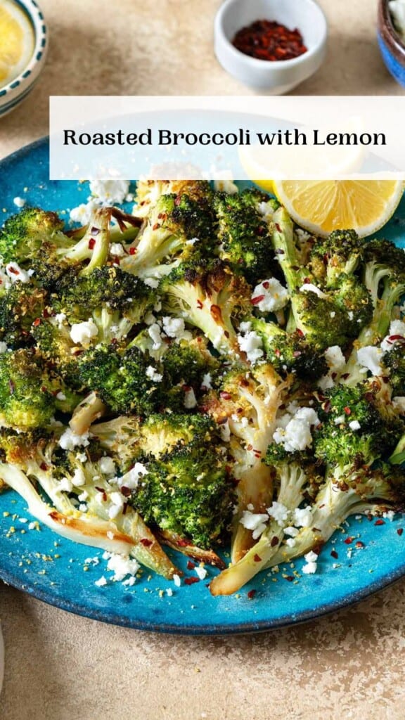 Roasted Broccoli With Lemon - The Mediterranean Dish