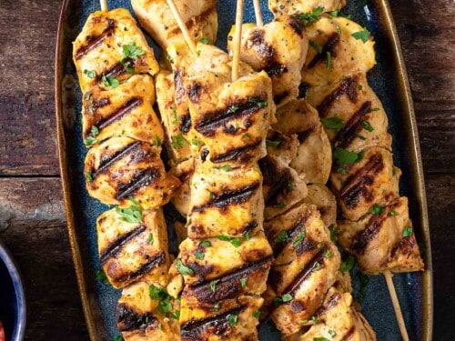 Joojeh Kabob Persian Saffron and Yogurt Chicken Kabobs