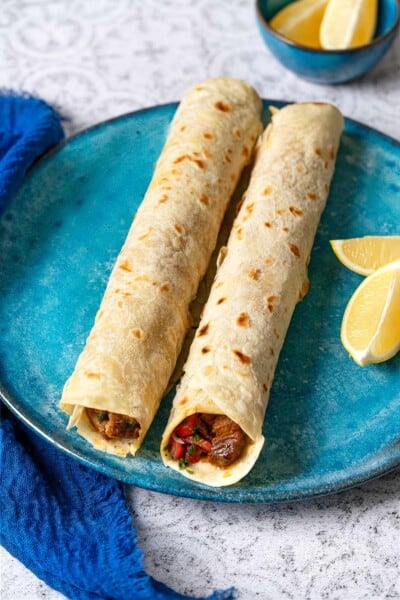 Tantuni (Turkish Steak Wraps) | The Mediterranean Dish