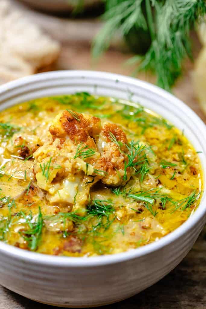 Cauliflower Soup | The Mediterranean Dish