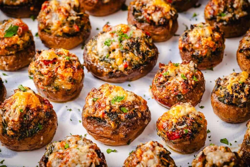 Stuffed Mushrooms The Mediterranean Dish