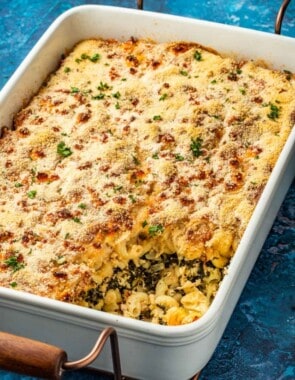 baked mac and cheese web story poster image.