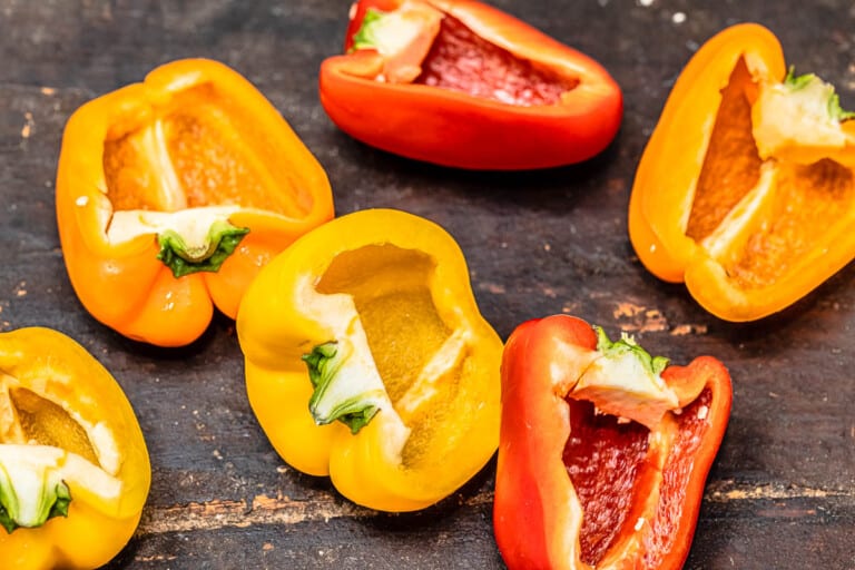 Vegetarian Stuffed Peppers | The Mediterranean Dish