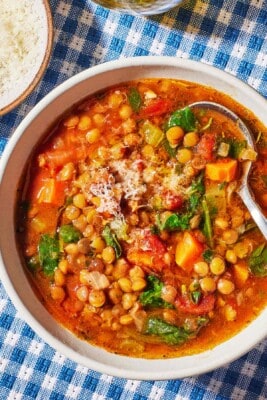 Italian Lentil Soup Recipe | The Mediterranean Dish