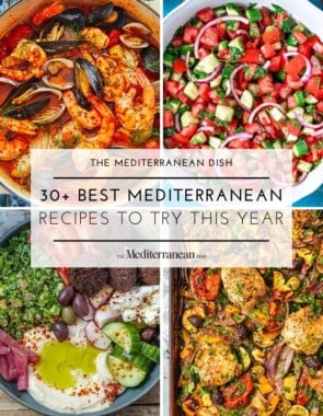 top mediterranean recipes web story poster image.