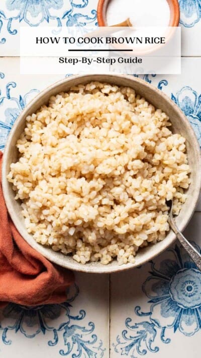 How To Cook Brown Rice (2 Ways!) - The Mediterranean Dish