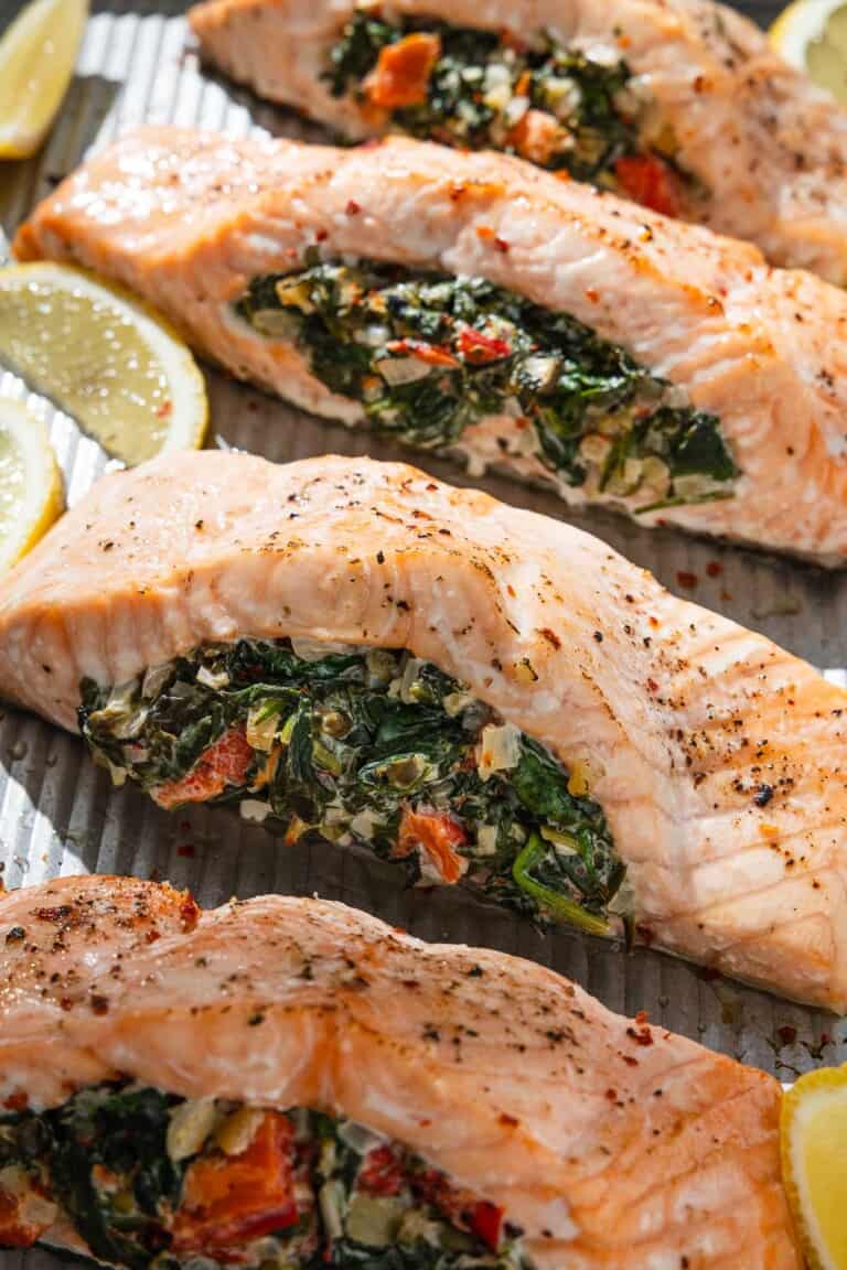 Stuffed Salmon The Mediterranean Dish 7263