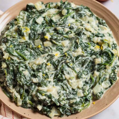 Creamed Spinach | The Mediterranean Dish