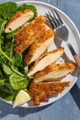 Breaded Chicken Cutlets Recipe | The Mediterranean Dish