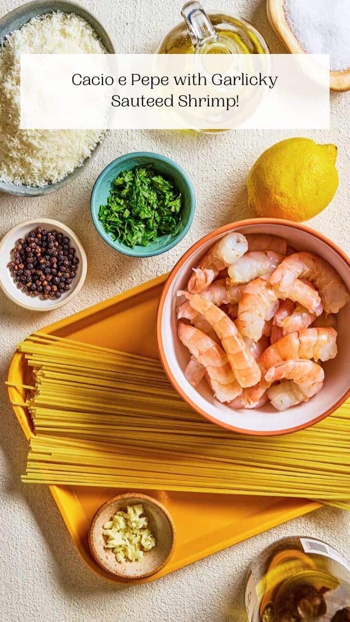 Shrimp Cacio e Pepe - The Mediterranean Dish