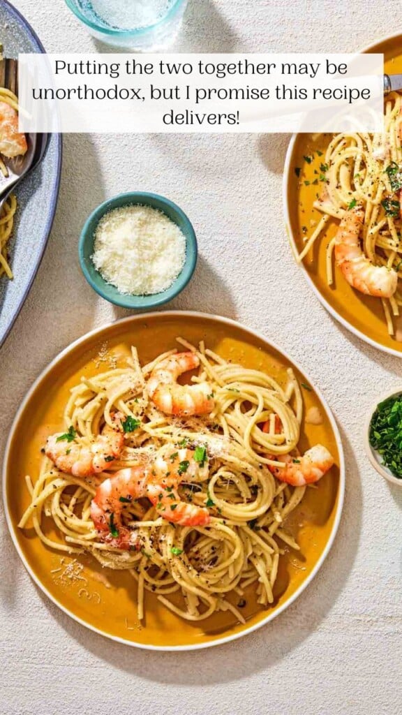 Shrimp Cacio e Pepe - The Mediterranean Dish