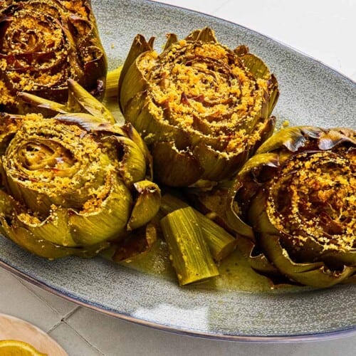 Grilled Artichokes | The Mediterranean Dish