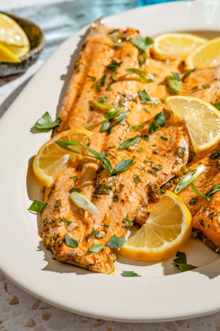 Easy Baked Trout Recipe | The Mediterranean Dish