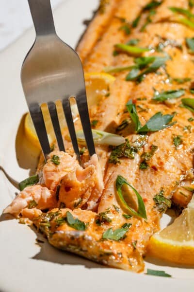 Easy Baked Trout Recipe | The Mediterranean Dish