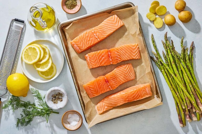 Salmon in Parchment Paper | The Mediterranean Dish